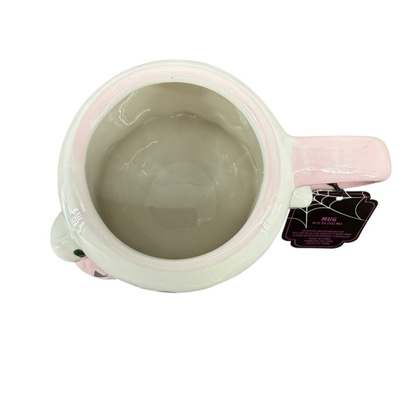 Halloween Eyelash Blush Ghost Mug Pink Pumpkin 18oz Global Design Connections - Picture 11 of 14